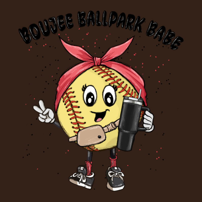 Boujee Ballpark Babe Heavy Core Tee by MaliasSmallBusiness | Teevron