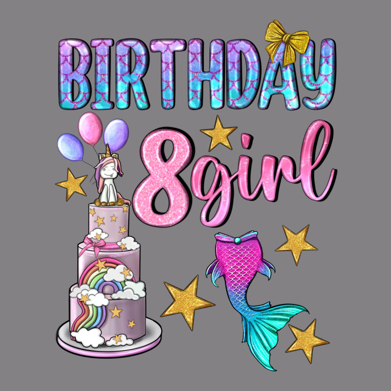 Birthday Girl 8 Heavyweight Hoodie by BundleAndBundleShop | Teevron
