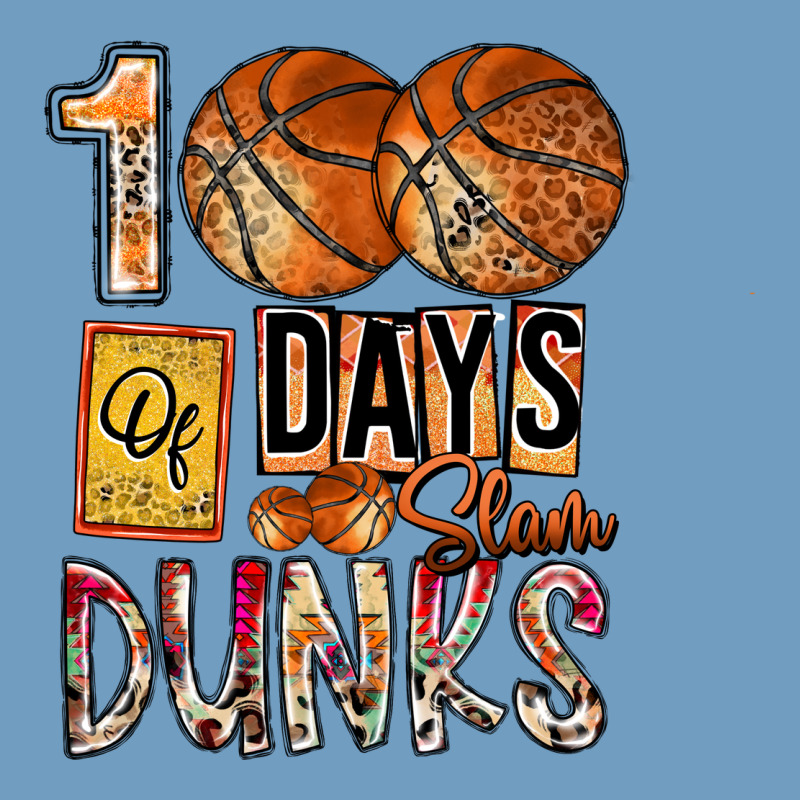 100 Of Days Slam Dunks Urban Heavy Tee by SublimationCraftShop | Teevron