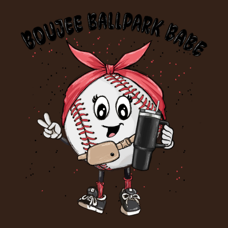 Boujee Ballpark Babe Heavy Core Tee by MaliasSmallBusiness | Teevron