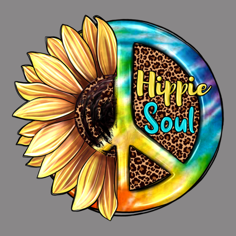 Hippie Soul With Sunflower And Leopard Background Vintage Tee by JahusDesignShop | Teevron