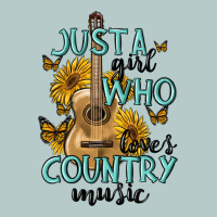 Just A Girl Who Loves Country Music Heavy Core Tee | Teevron