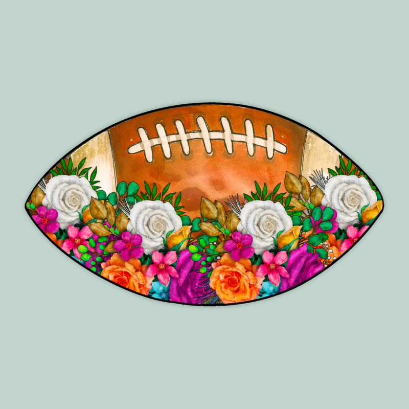 American Football Floral Zipper Hoodie by CowCowDesign | Teevron