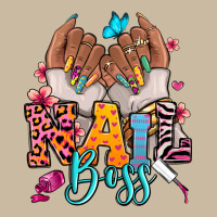 Afro Woman Nail Boss Long Sleeve Tee | Teevron