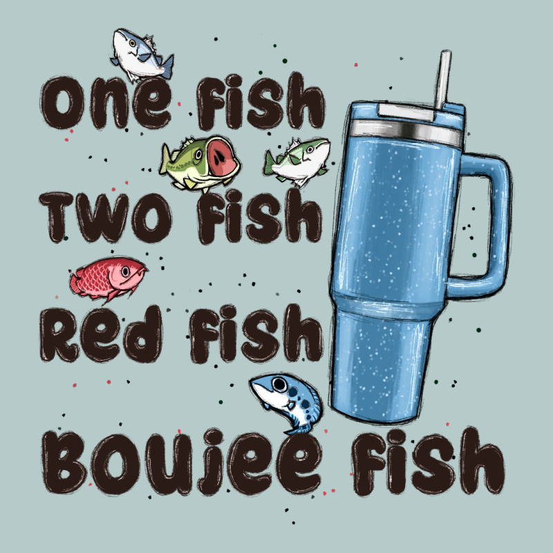 One Fish Two Fish Red Fish Boujee Fish Heavy Core Tee by MaliasSmallBusiness | Teevron