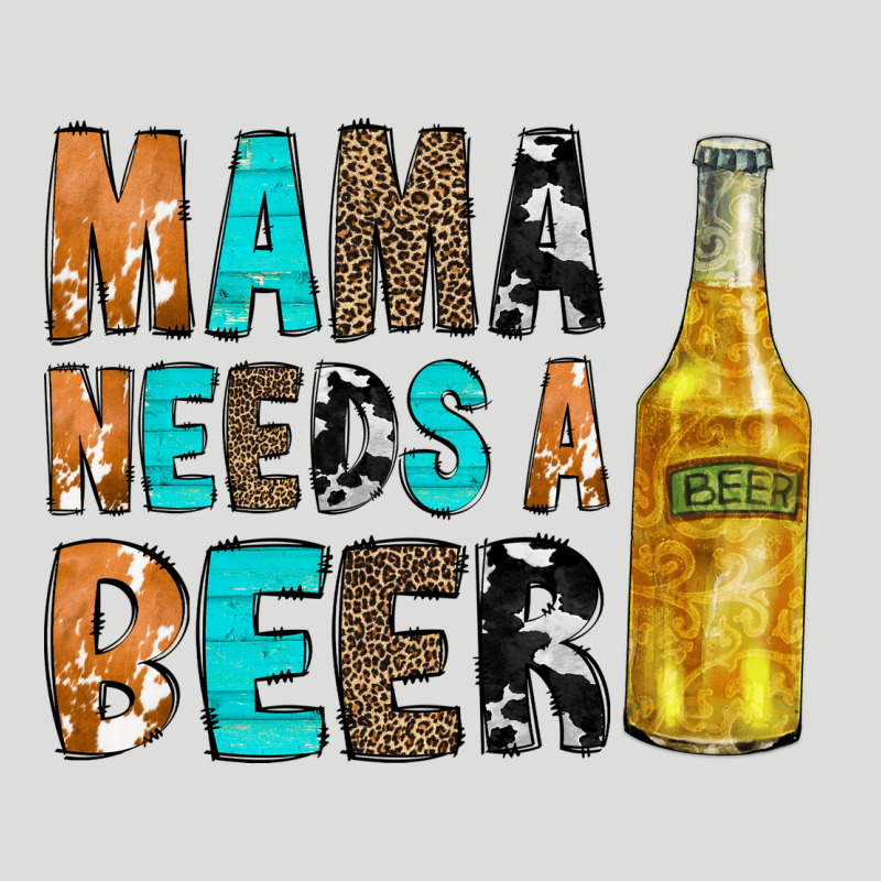 Mama Needs A Beer Zipper Hoodie by CowCowDesign | Teevron