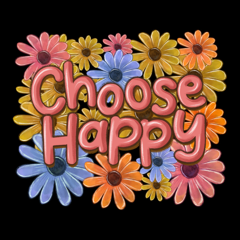 Choose Happy Heavy Core Tee by MaliasSmallBusiness | Teevron