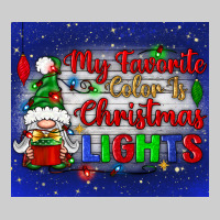 My Favorite Color Is Christmas Lights Premium Sweatshirt | Teevron