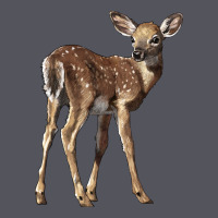 White Tailed Fawn Deer Vintage Hoodie | Teevron