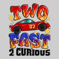 Two Fast Two Curious Boys Birthday Racing Car Premium Tee | Teevron