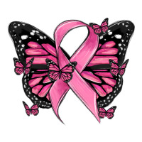 breast cancer ribbon  butterfly | Teevron