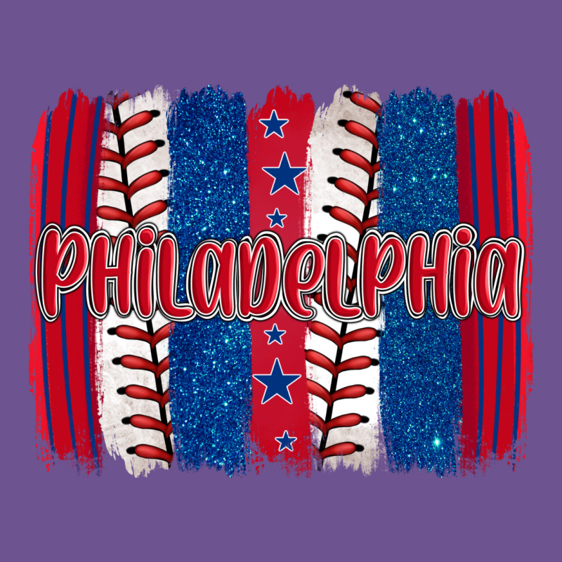 Philadelphia Baseball Team Spirit Brushstrokes Vintage Tee by Artiststas | Teevron