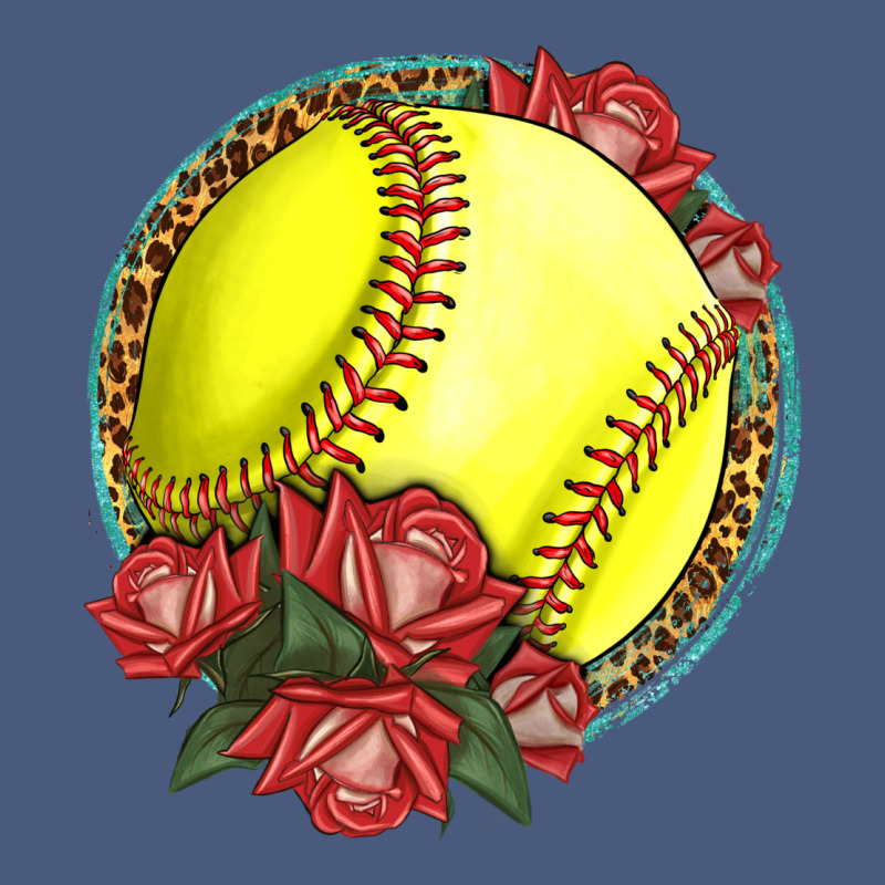 Western Softball With Roses Vintage Hoodie by LillyAllenDesigns | Teevron