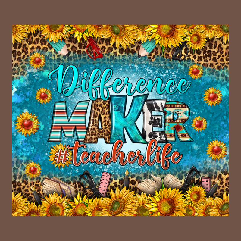 Difference Maker Teacher Life Tumbler Premium Sweatshirt by BundleAndBundleShop | Teevron
