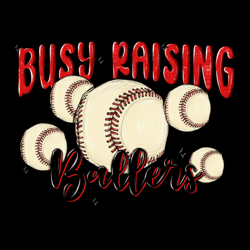 Busy Raising Ballers Heavy Core Tee by MaliasSmallBusiness | Teevron