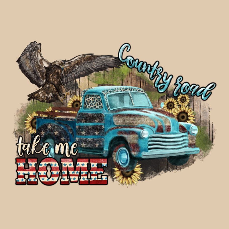 Truck Usa Country Road Take Me Home 4th Of July Heavyweight Sweatshirt by HowdyJamesFarm | Teevron
