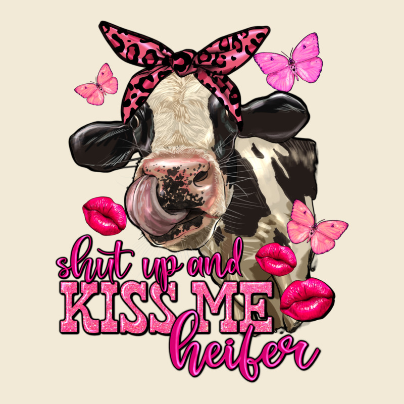Valentine's Day Shut Up And Kiss Me Holstein Cow Premium Hoodie by FaDigitalArtStudio | Teevron