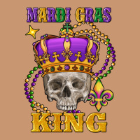 Skull Mardi Gras King Heavyweight Hoodie | Teevron