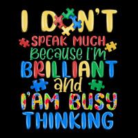 Dont Speak Much Because Im Brilliant Heavy Core Tee | Teevron