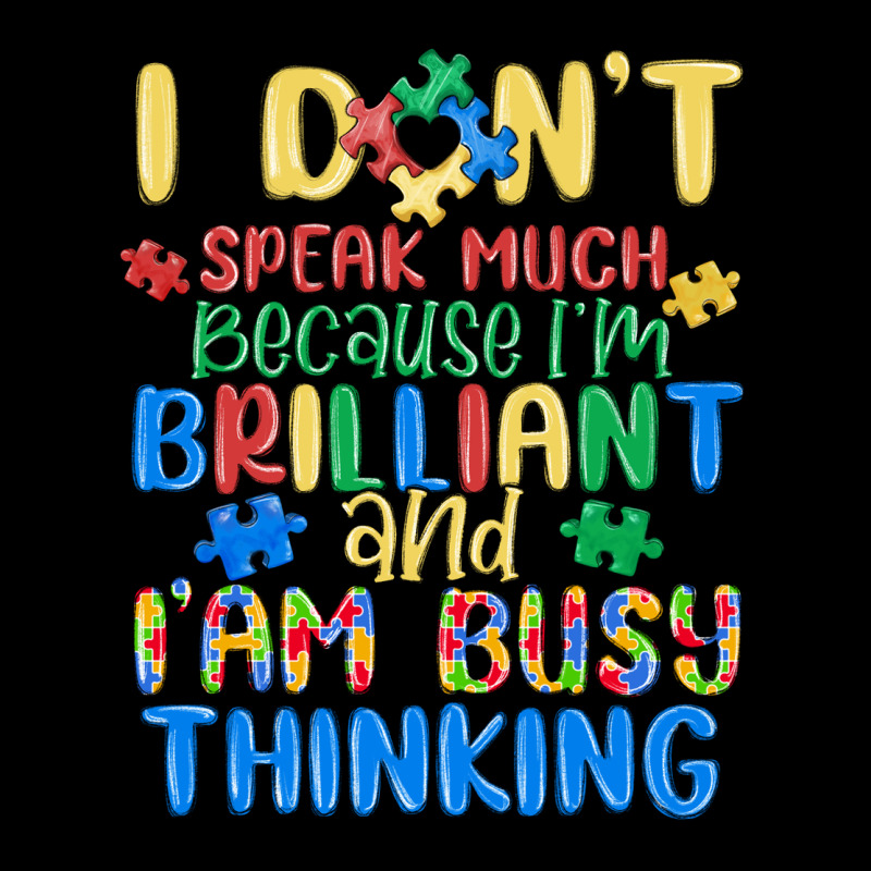 Dont Speak Much Because Im Brilliant Heavy Core Tee by MaliasSmallBusiness | Teevron