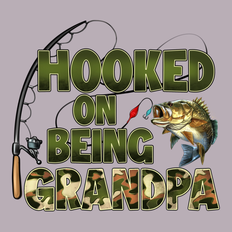 Fish Lures Hooked On Being Grandpa Vintage Tee by Artiststas | Teevron