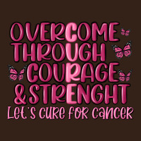 Overcome Through Courage Strength  Malia Heavy Core Tee | Teevron