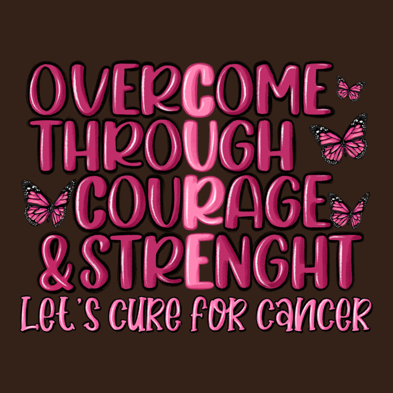 Overcome Through Courage Strength  Malia Heavy Core Tee by MaliasSmallBusiness | Teevron