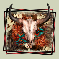 Western Bull Skull Heavyweight Hoodie | Teevron