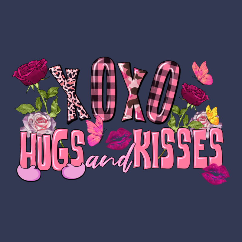 Xoxo Hugs And Kisses Valentine's Day Heavyweight Hoodie by FaDigitalArtStudio | Teevron