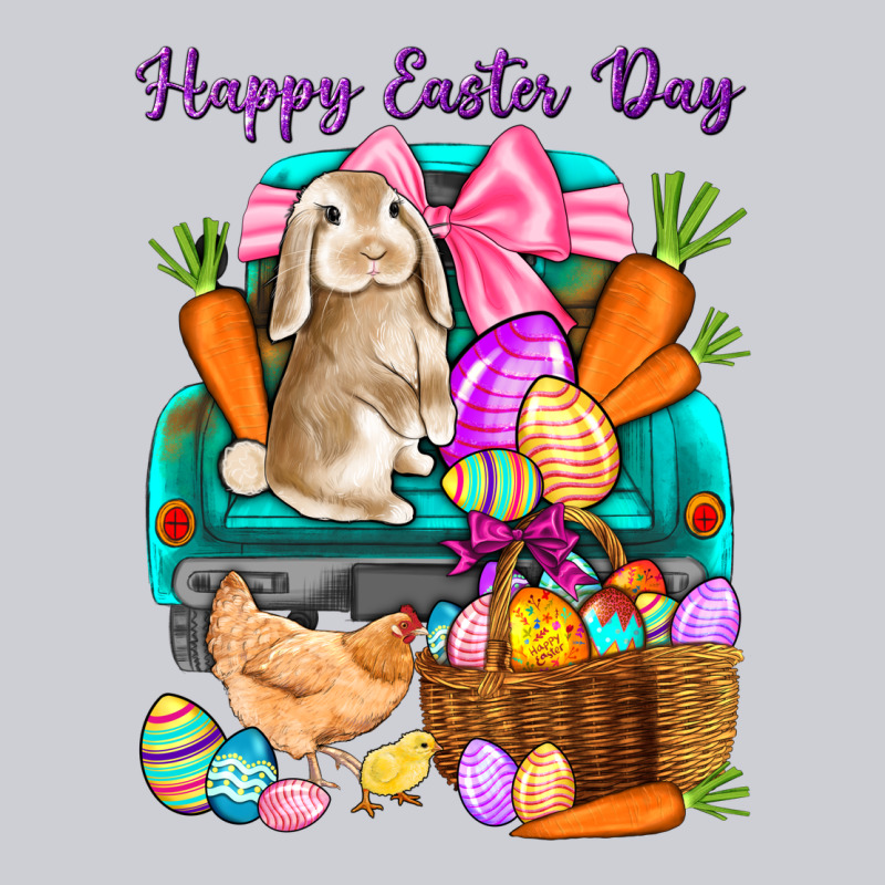 Happy Easter Day Truck Heavyweight Sweatshirt by HowdyJamesFarm | Teevron