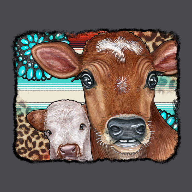 Cows Serape Leopard Gemstone Zipper Hoodie by CowCowDesign | Teevron
