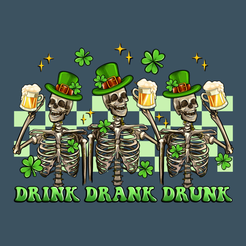 St. Patrick's Day Skeletons Drink Drank Drunk Urban Heavy Tee by Artiststas | Teevron