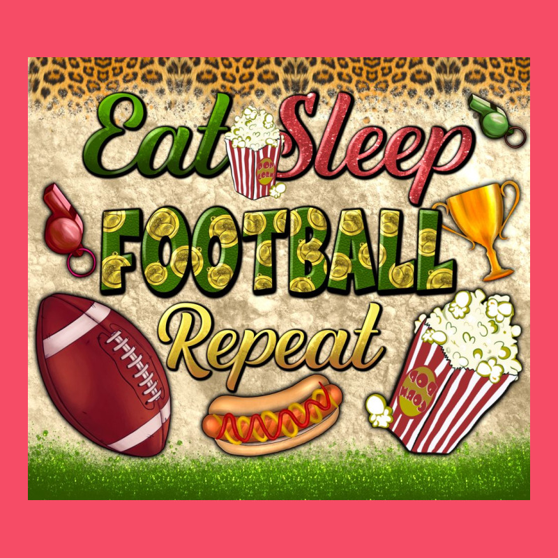 Eat Sleep Football Repeat Tumbler Premium Sweatshirt by BundleAndBundleShop | Teevron