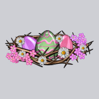 Easter Eggs And Crown Of Thorns Easter Day Heavyweight Sweatshirt | Teevron