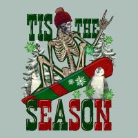 Tis The Season Skeleton Snowboard Heavyweight Hoodie | Teevron
