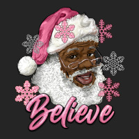 Pink Christmas African American Santa Believe Premium Hoodie | Teevron