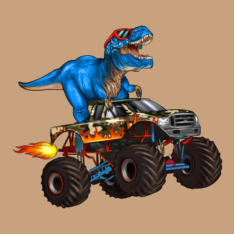 Monster Truck And  T Rex Dinosaur Vintage Tee by Artiststas | Teevron