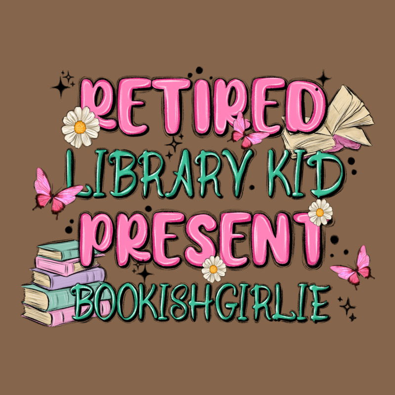Retired Library Kid Present Bookish Girlie Premium Tee by MaliasSmallBusiness | Teevron