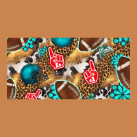 American  Football With Turquoise License Plate Heavyweight Hoodie | Teevron