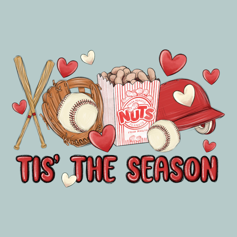 Tis The Season Baseball Heavy Core Tee by MaliasSmallBusiness | Teevron