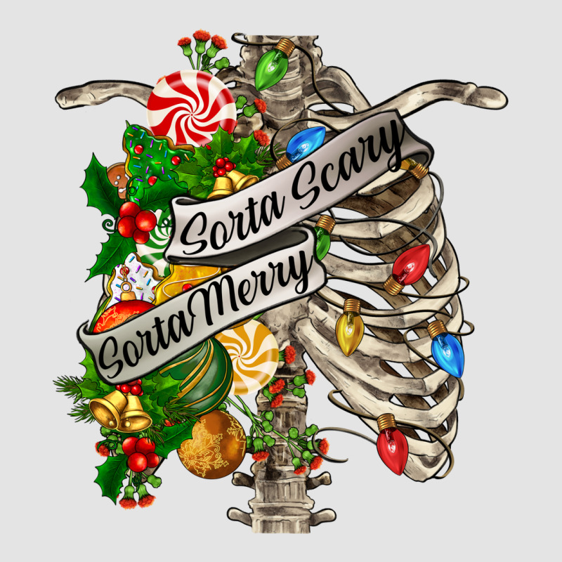 Sorta Merry Sorta Scary Chest Premium Sweatshirt by FaDigitalArtStudio | Teevron