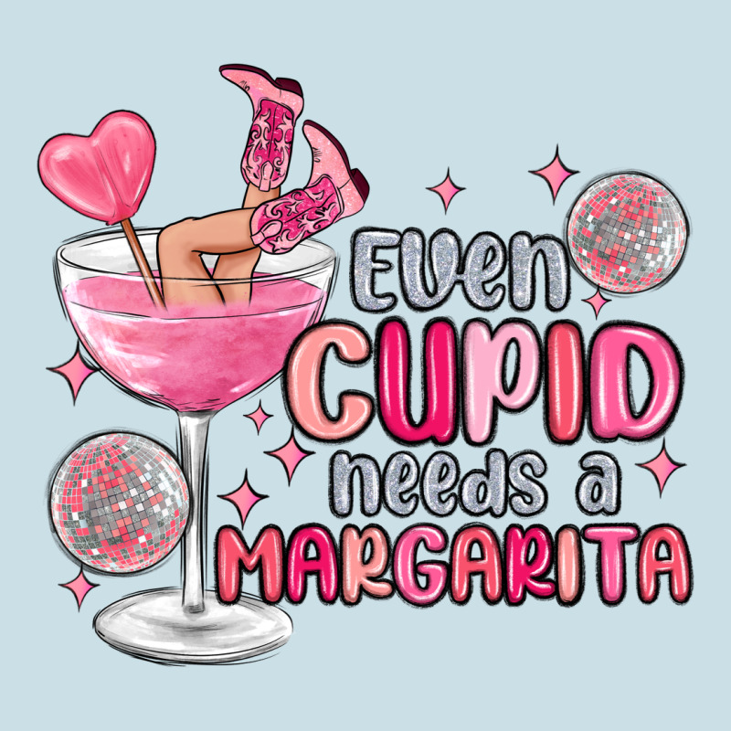Even Cupid Needs A Margarita Ladies Tee by MaliasSmallBusiness | Teevron