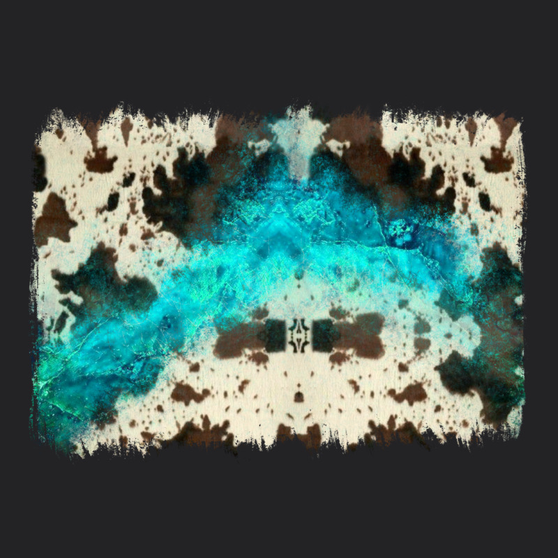 Turquoise, Cowhide Backgraund Vintage Tee by JahusDesignShop | Teevron