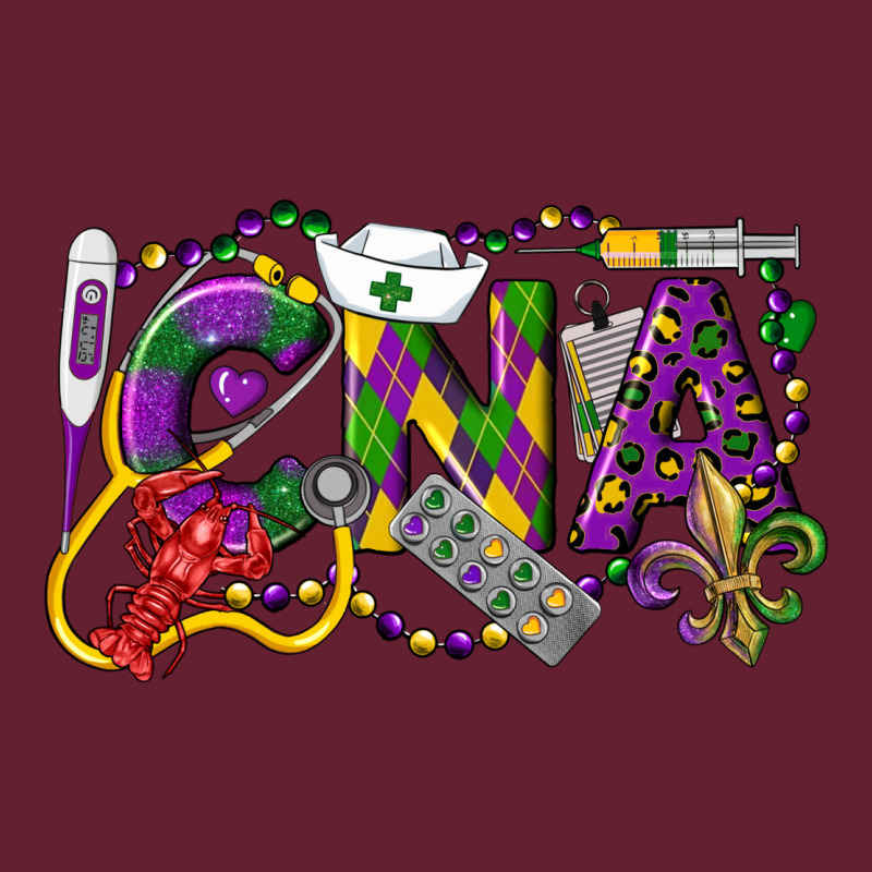 Cna Certified Nursing Assistant Mardi Gras Classic Tee by LillyAllenDesigns | Teevron