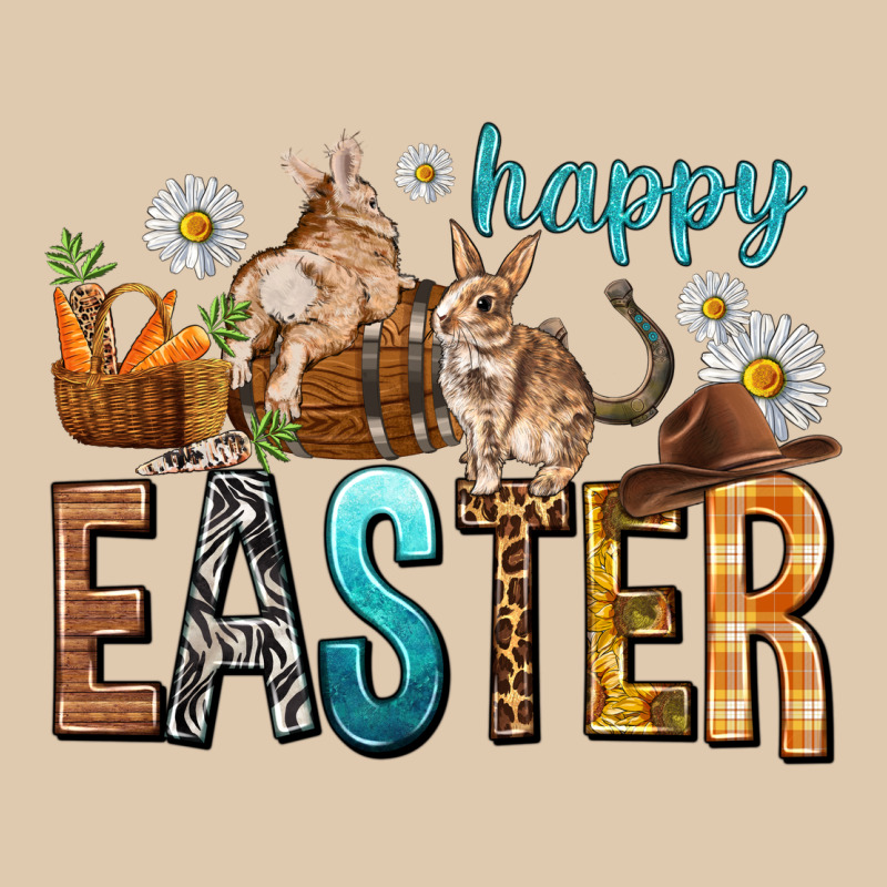 Happy Easter With Cowboy Easter Day Heavyweight Sweatshirt by HowdyJamesFarm | Teevron