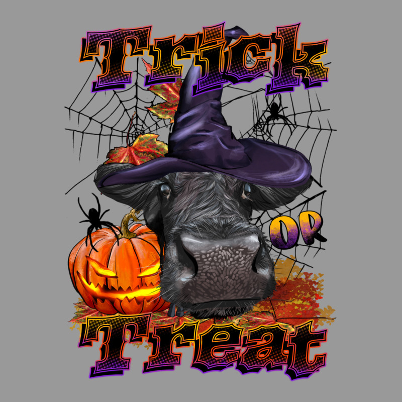 Trick Or Treat Black Angus Heifer Vintage Hoodie by LillyAllenDesigns | Teevron