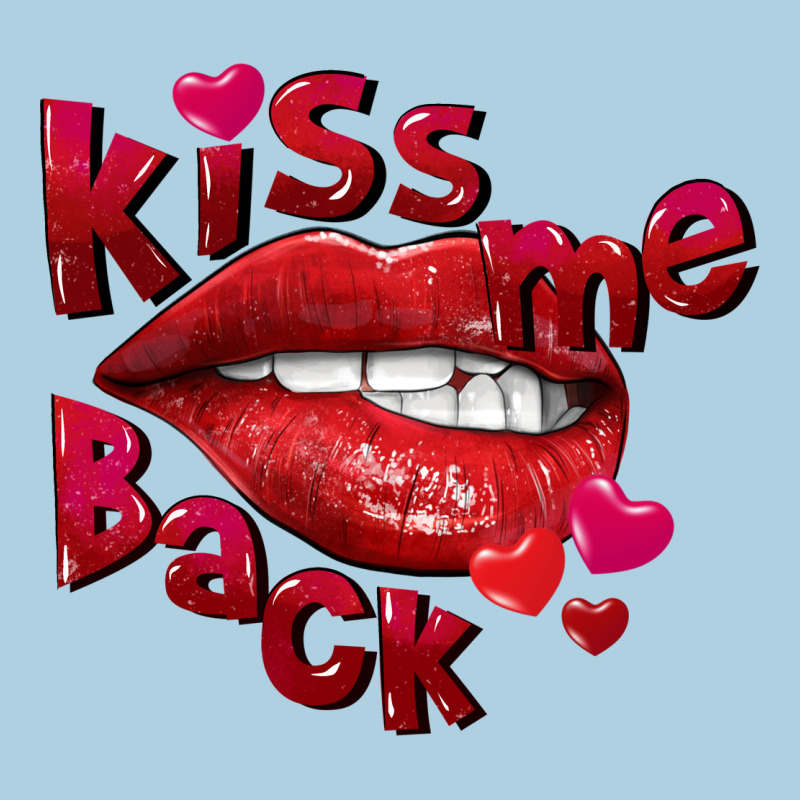 Kiss Me Back Valentine's Day Premium Hoodie by FaDigitalArtStudio | Teevron