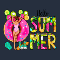 Hello Summer Donut Girl Zipper Hoodie | Teevron