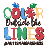 color outside the lines autism awareness | Teevron