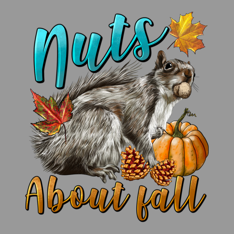 Nuts About Fall Squirrel Vintage Hoodie by LillyAllenDesigns | Teevron